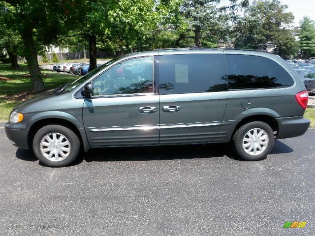 2003 Town & Country LXi - Onyx Green Pearl / Taupe photo #1