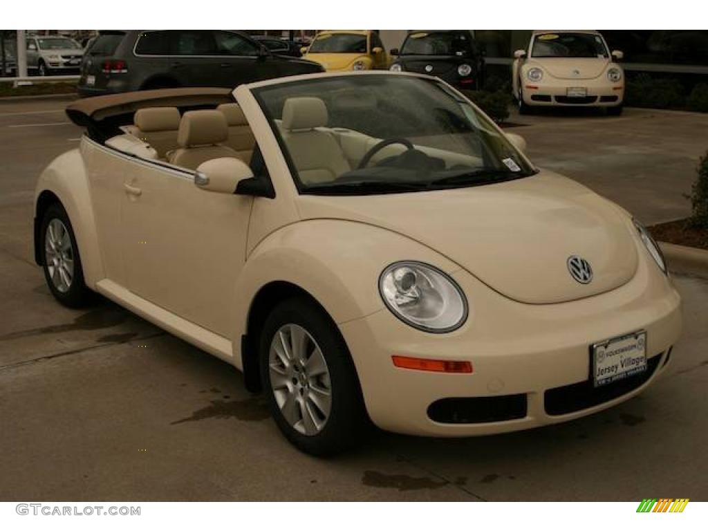 2009 New Beetle 2.5 Convertible - Harvest Moon Beige / Cream photo #10