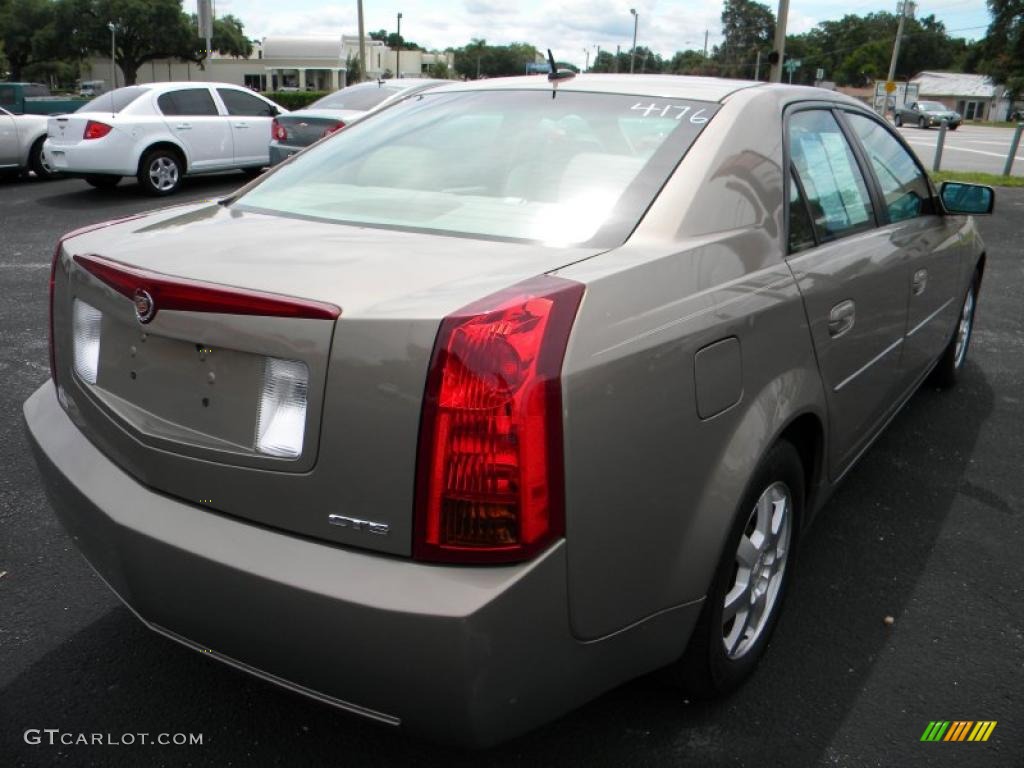 2007 CTS Sedan - Gold Mist / Cashmere photo #7