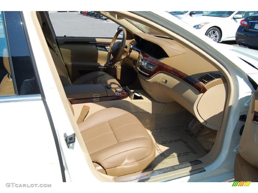 2007 S 550 Sedan - Arctic White / Cashmere/Savanna photo #12