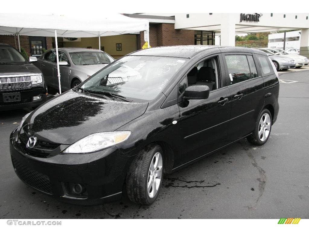 2007 MAZDA5 Sport - Brilliant Black / Black photo #1