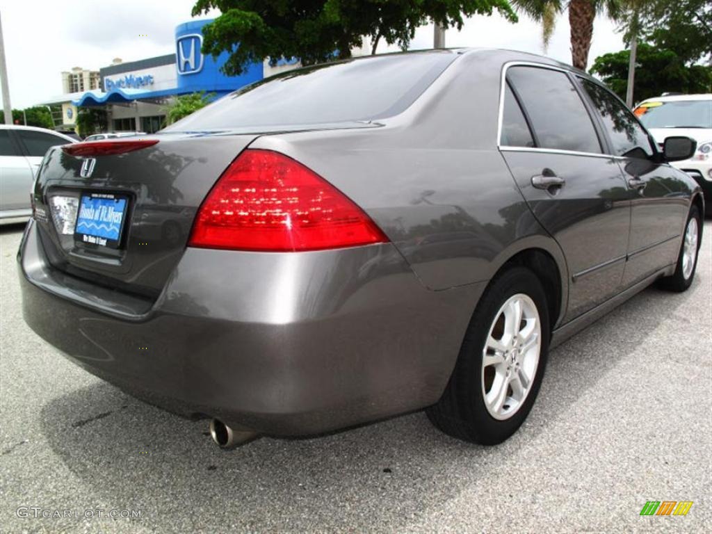 2007 Accord EX Sedan - Carbon Bronze Pearl / Ivory photo #3