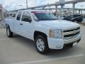 2008 Summit White Chevrolet Silverado 1500 LT Extended Cab 4x4  photo #2