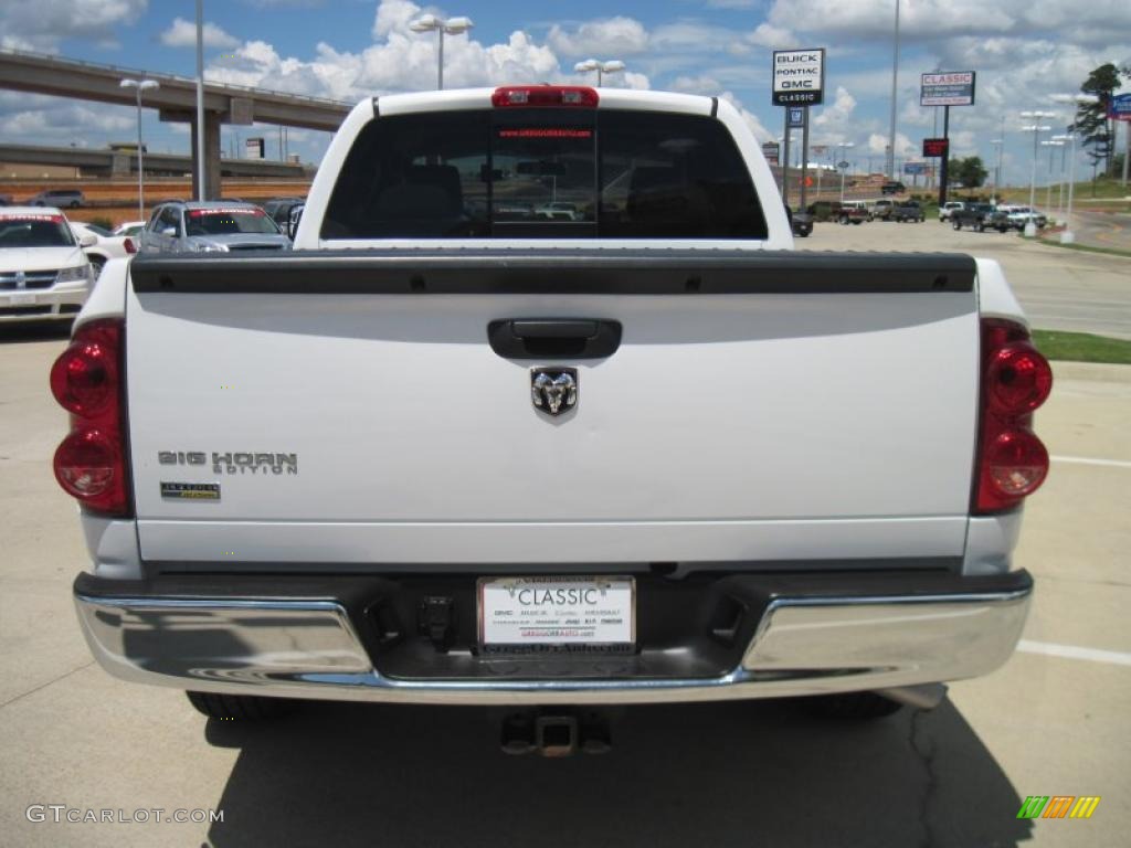 2007 Ram 1500 Big Horn Edition Quad Cab - Bright White / Khaki Beige photo #6