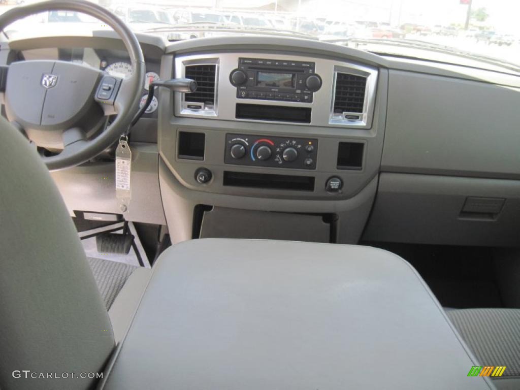 2007 Ram 1500 Big Horn Edition Quad Cab - Bright White / Khaki Beige photo #10