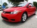 2007 Rallye Red Honda Civic EX Coupe  photo #6