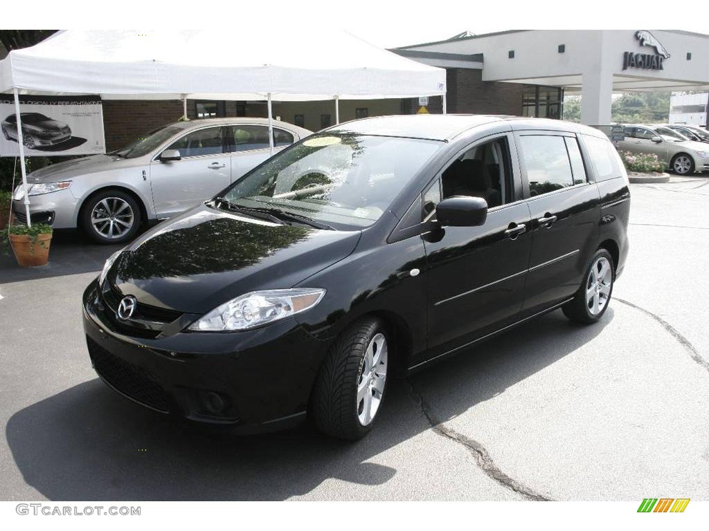 2007 MAZDA5 Sport - Brilliant Black / Black photo #1