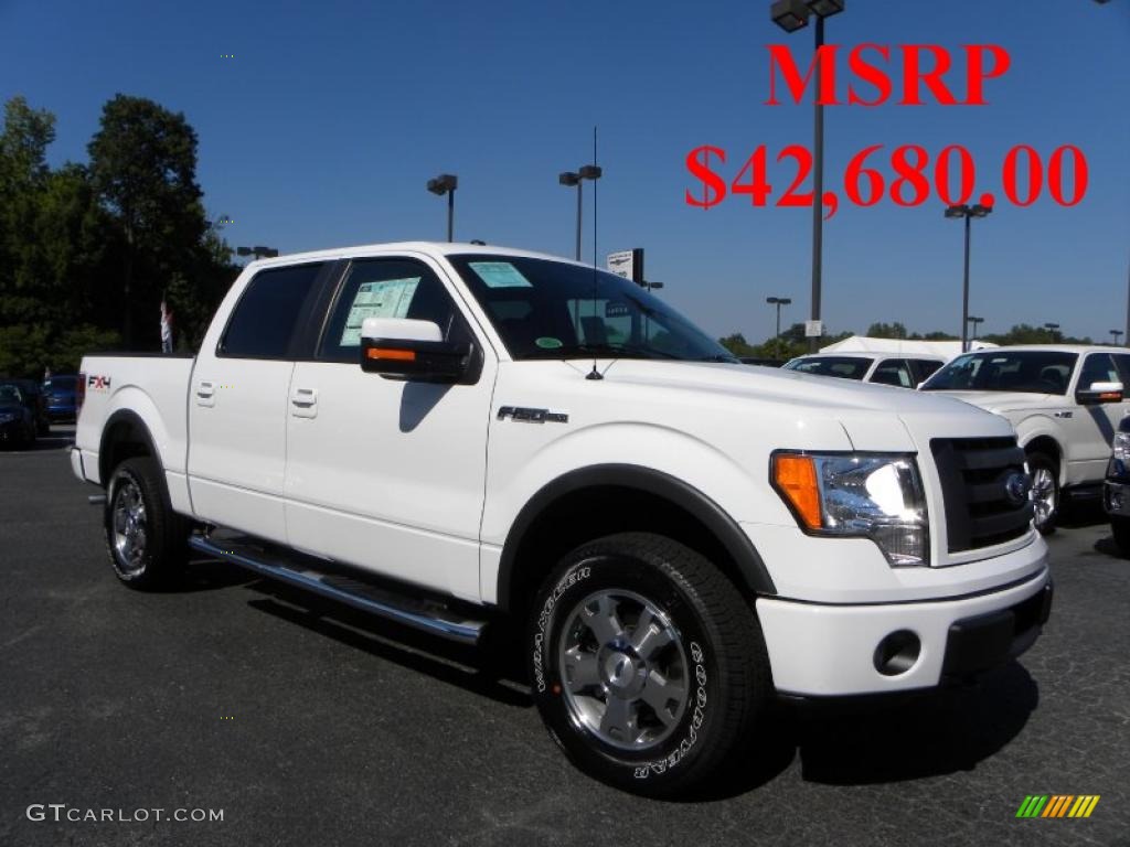 2010 F150 FX4 SuperCrew 4x4 - Oxford White / Black photo #1