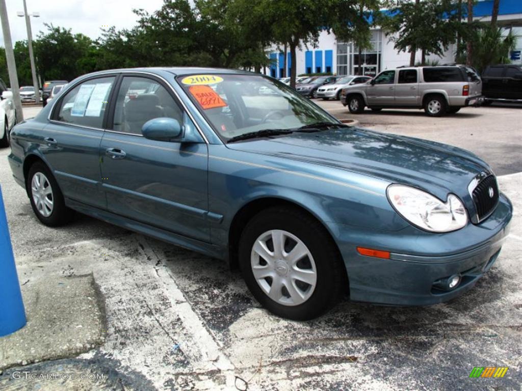 2004 Sonata  - Celadon Green / Beige photo #2