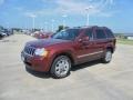 2008 Red Rock Crystal Pearl Jeep Grand Cherokee Limited 4x4  photo #25