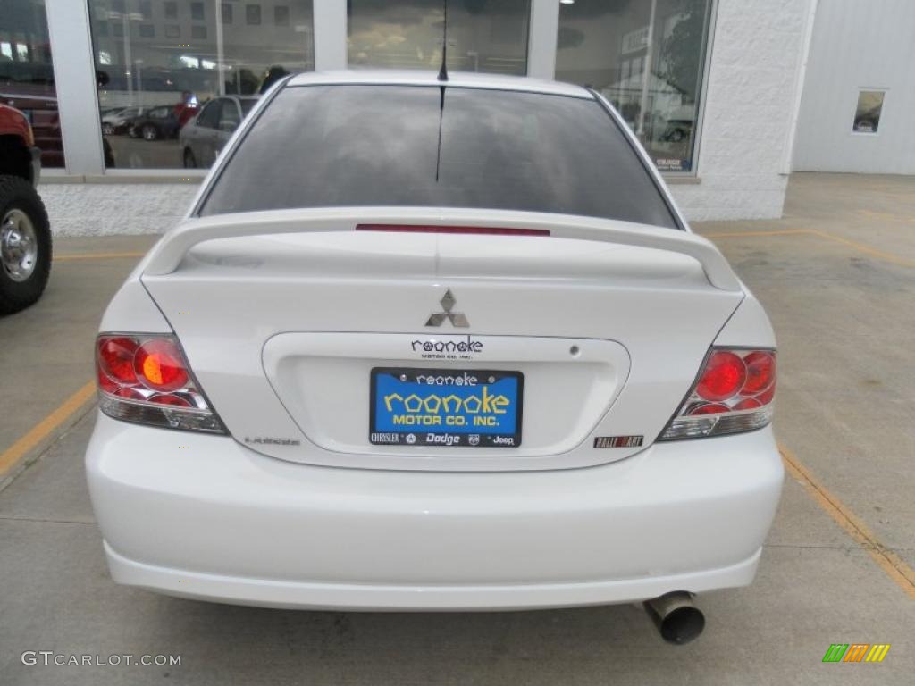 2004 Lancer RALLIART - Diamond White Pearl / Black/Red photo #3