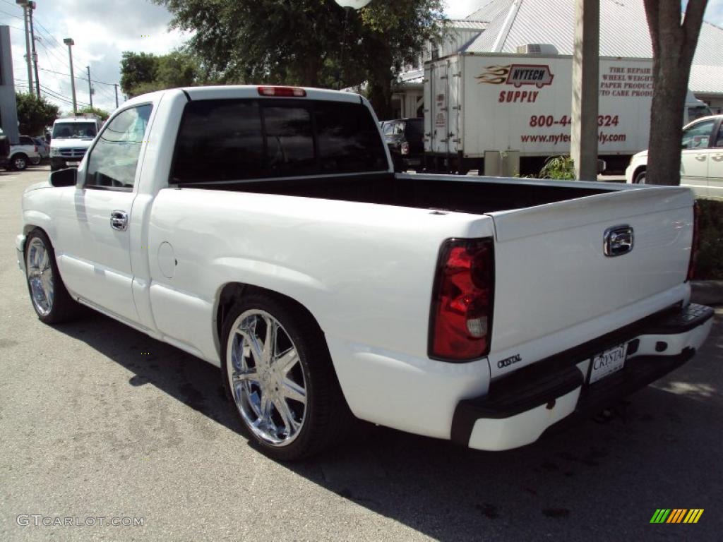 2005 Silverado 1500 Regular Cab - Summit White / Medium Gray photo #3