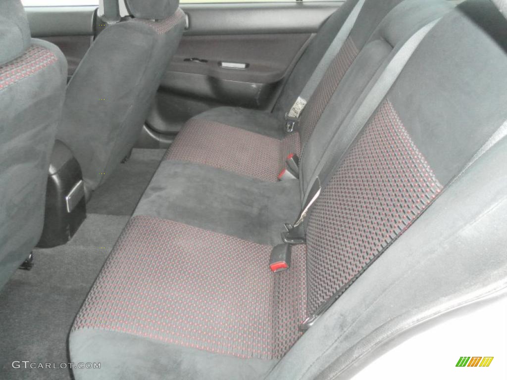 2004 Lancer RALLIART - Diamond White Pearl / Black/Red photo #6
