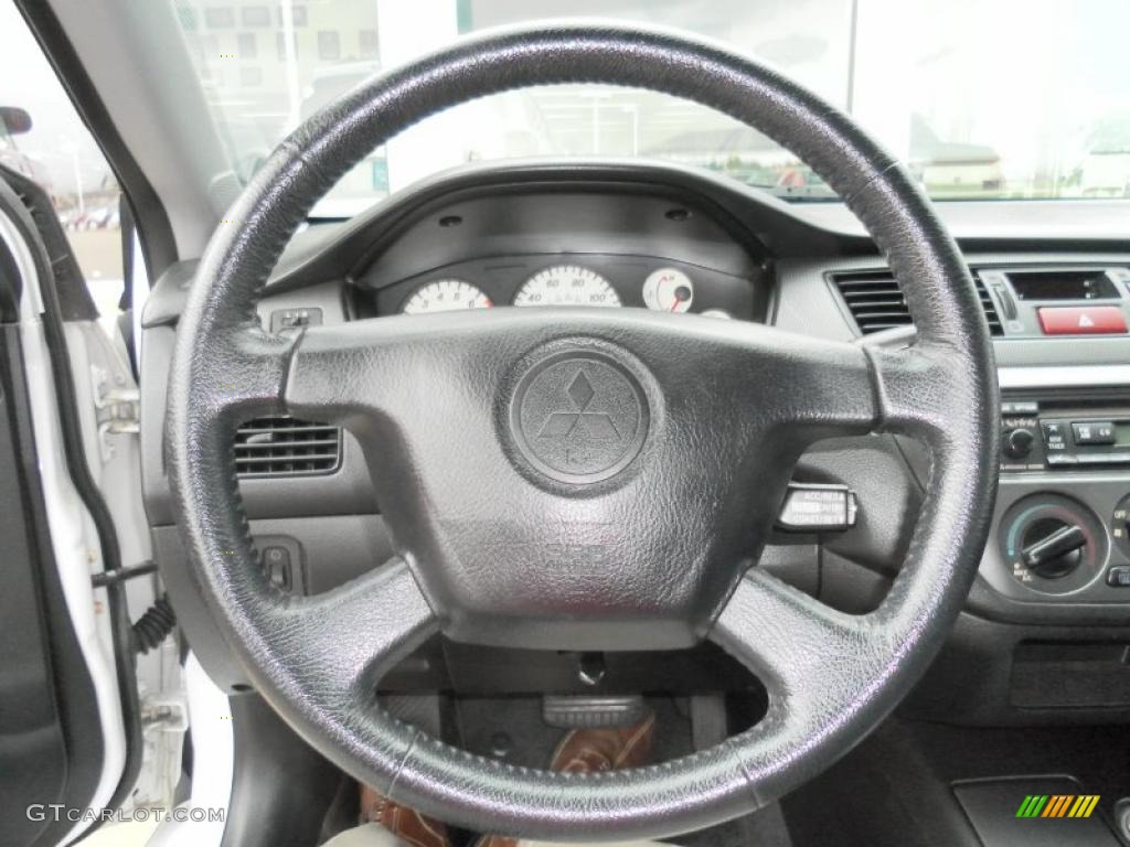 2004 Lancer RALLIART - Diamond White Pearl / Black/Red photo #9
