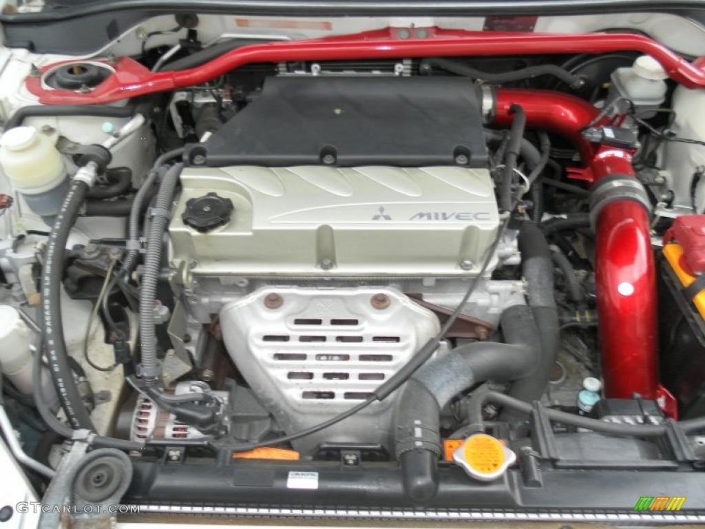 2004 Lancer RALLIART - Diamond White Pearl / Black/Red photo #16