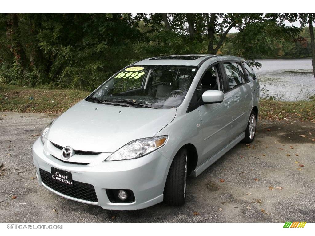 2007 MAZDA5 Sport - Stellar Greensilver Metallic / Black photo #1