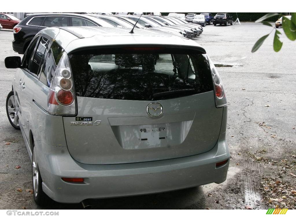 2007 MAZDA5 Sport - Stellar Greensilver Metallic / Black photo #6