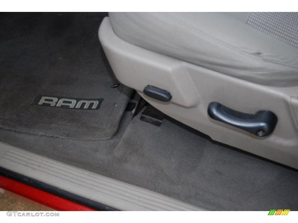 2007 Ram 1500 Big Horn Edition Quad Cab - Inferno Red Crystal Pearl / Khaki Beige photo #17