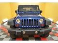 2009 Deep Water Blue Pearl Coat Jeep Wrangler X 4x4  photo #2
