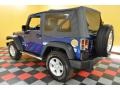 2009 Deep Water Blue Pearl Coat Jeep Wrangler X 4x4  photo #4