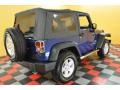 2009 Deep Water Blue Pearl Coat Jeep Wrangler X 4x4  photo #6