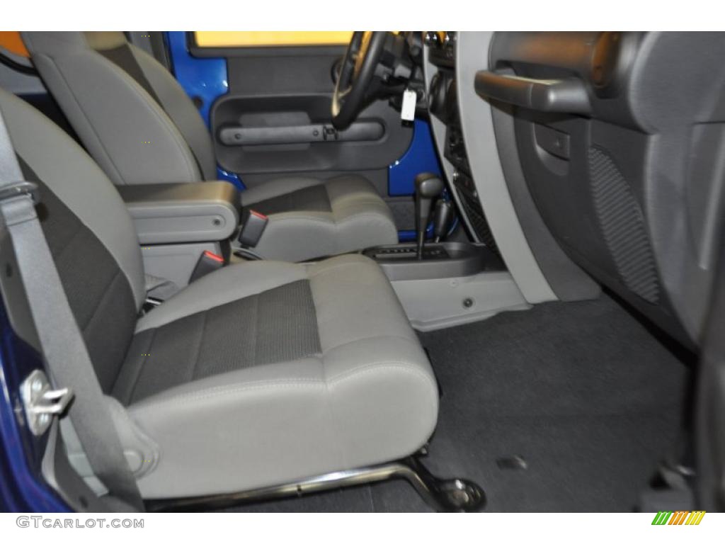 2009 Wrangler X 4x4 - Deep Water Blue Pearl Coat / Dark Slate Gray/Medium Slate Gray photo #13