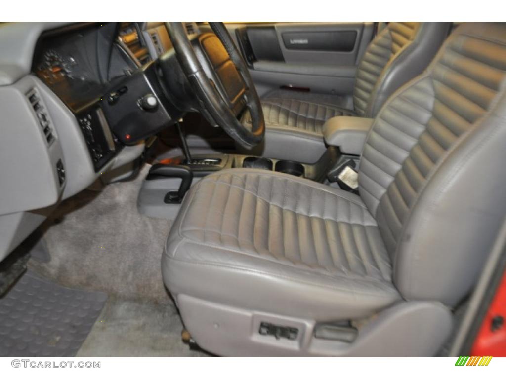 1997 Grand Cherokee Laredo 4x4 - Flame Red / Agate Black photo #11