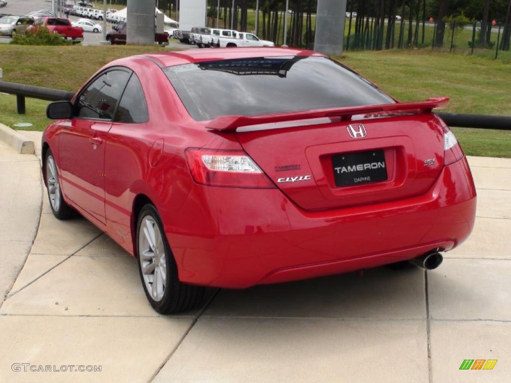 2007 Civic Si Coupe - Rallye Red / Black photo #9