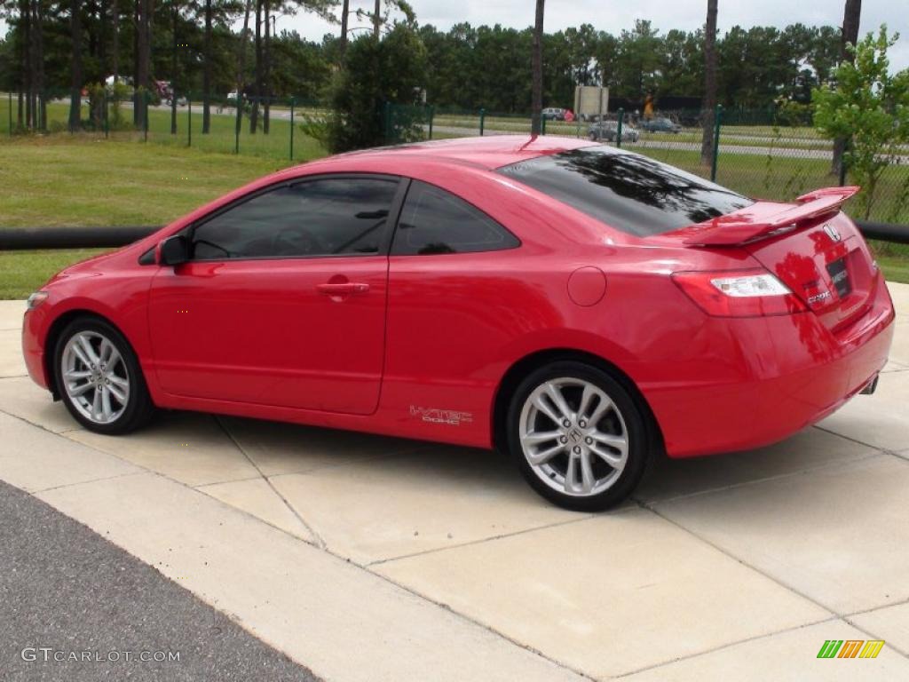 2007 Civic Si Coupe - Rallye Red / Black photo #10