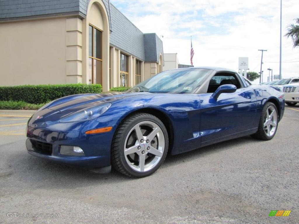2005 Corvette Coupe - LeMans Blue Metallic / Ebony photo #3