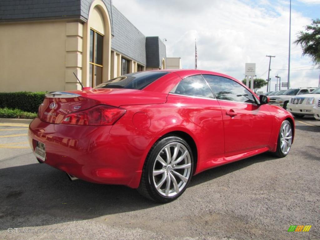 Vibrant Red 2010 Infiniti G 37 Convertible Exterior Photo #32562759