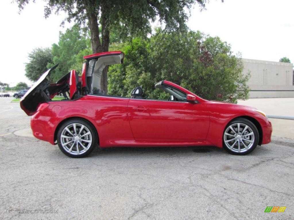 Vibrant Red 2010 Infiniti G 37 Convertible Exterior Photo #32562827