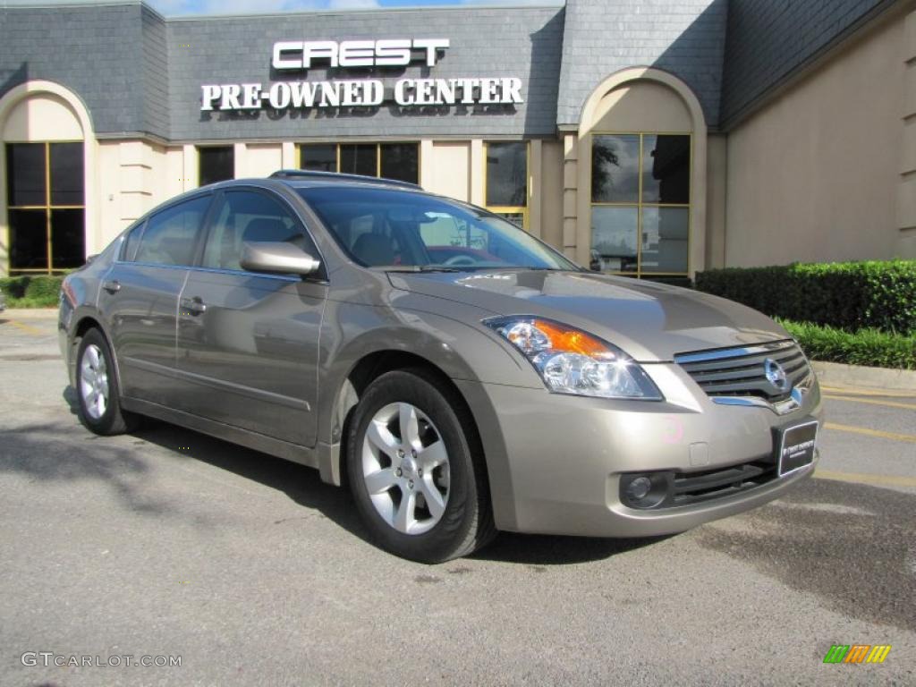 2007 Altima 2.5 SL - Pebble Beach Metallic / Blond photo #1