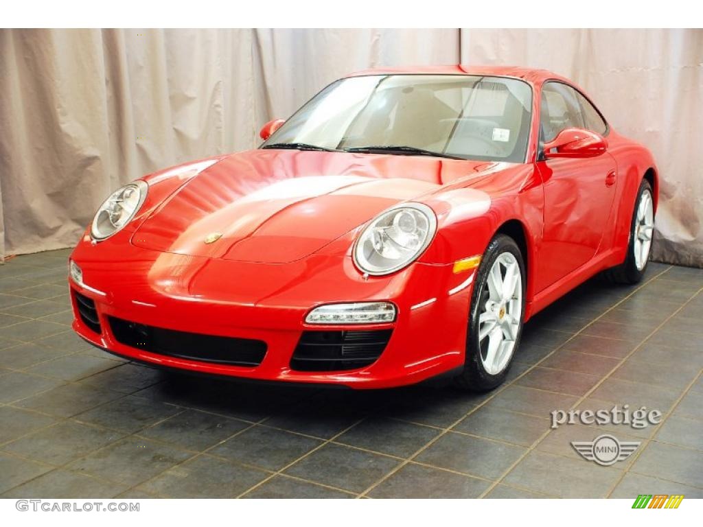 2009 911 Carrera Coupe - Guards Red / Black photo #1