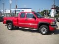 2005 Fire Red GMC Sierra 2500HD SLE Extended Cab 4x4  photo #1