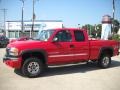 2005 Fire Red GMC Sierra 2500HD SLE Extended Cab 4x4  photo #2