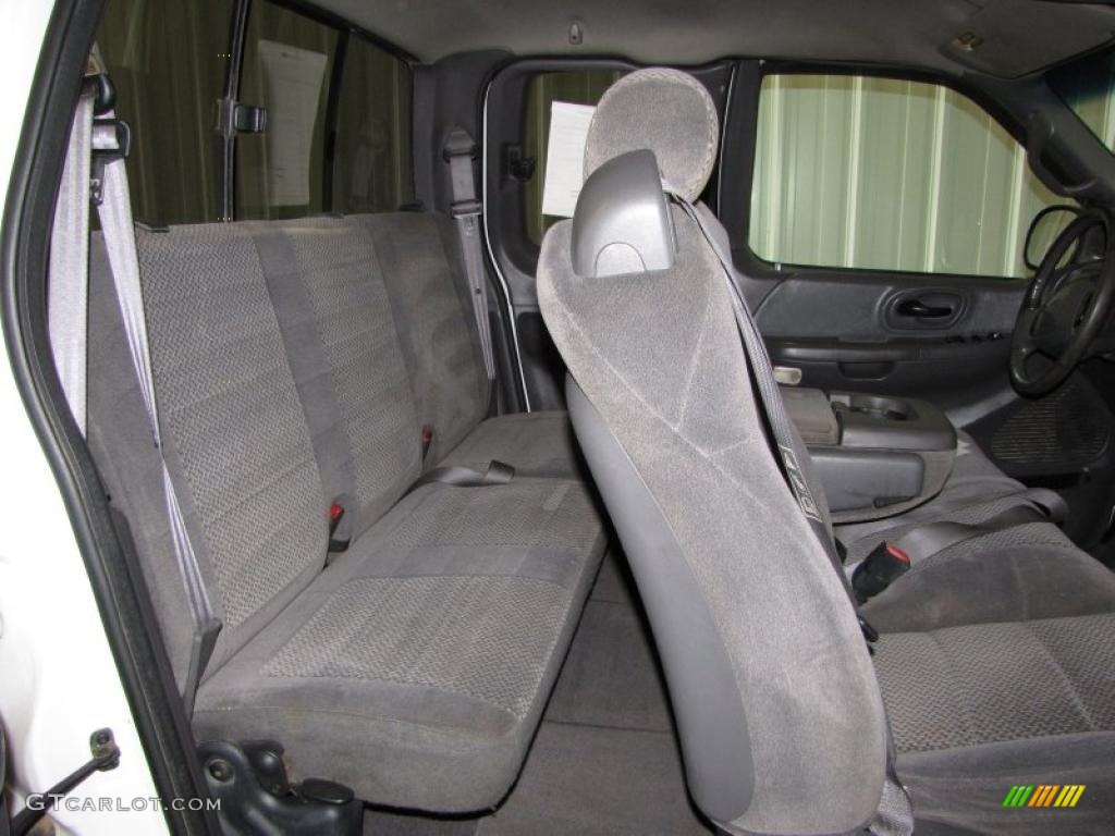 2002 F150 XLT SuperCab - Oxford White / Dark Graphite photo #10