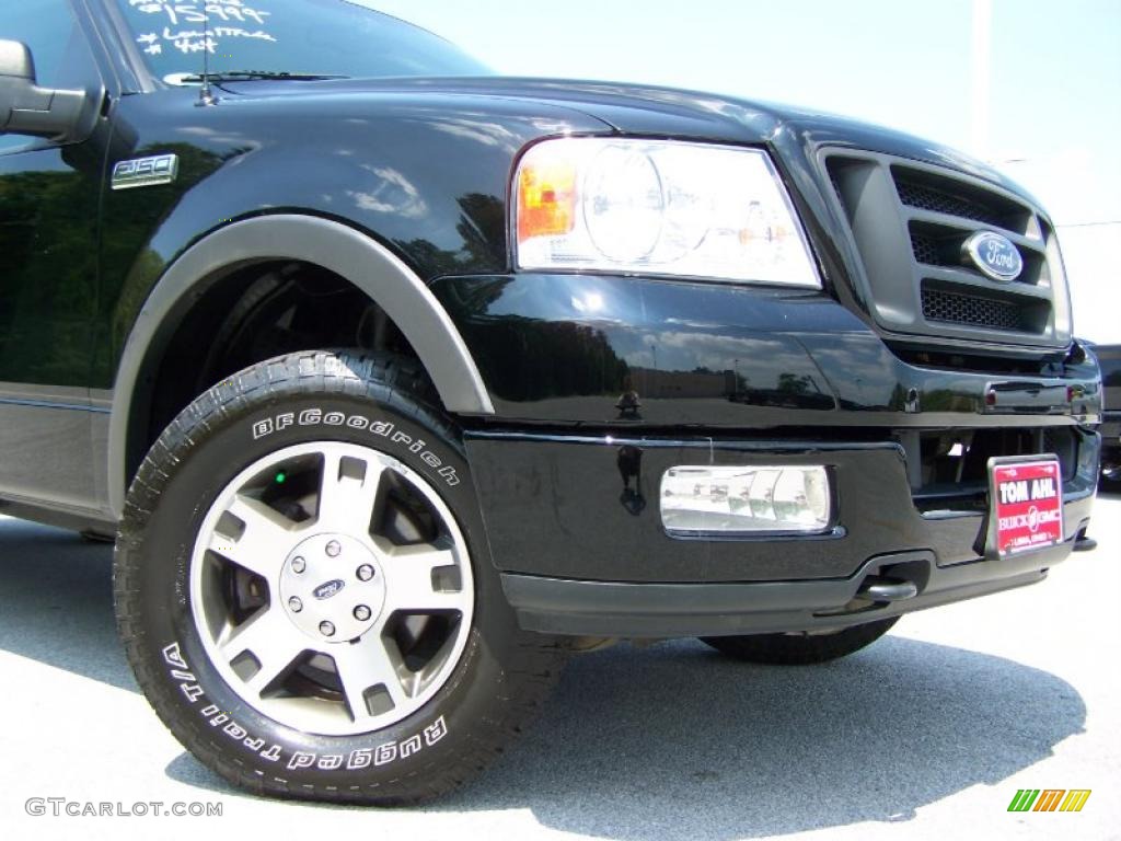 2004 F150 FX4 SuperCab 4x4 - Black / Black photo #2