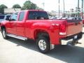 2009 Fire Red GMC Sierra 2500HD SLE Extended Cab 4x4  photo #5