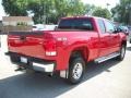 2009 Fire Red GMC Sierra 2500HD SLE Extended Cab 4x4  photo #7