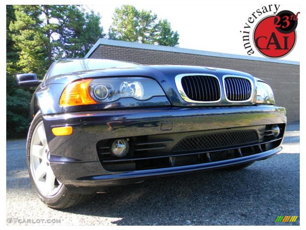 2001 3 Series 325i Convertible - Black Sapphire Metallic / Sand photo #1