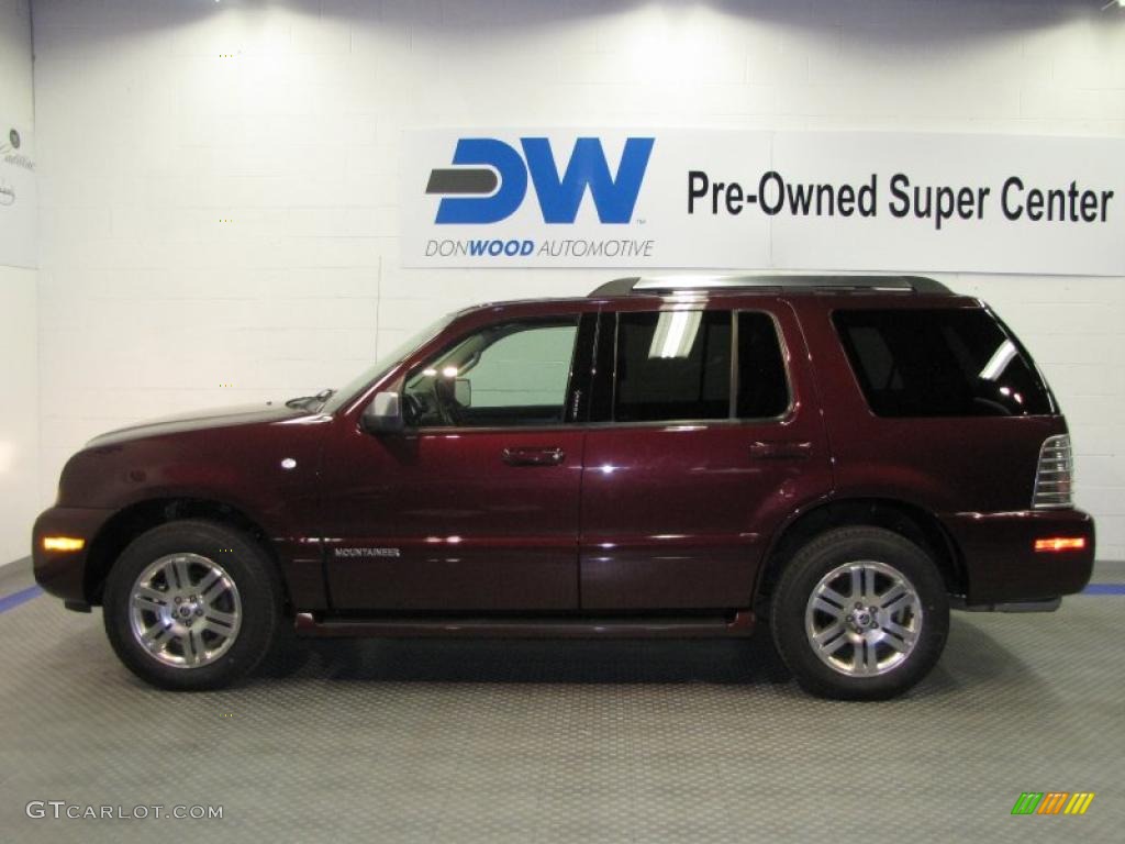 2007 Mountaineer Premier AWD - Dark Cherry Metallic / Charcoal Black photo #5