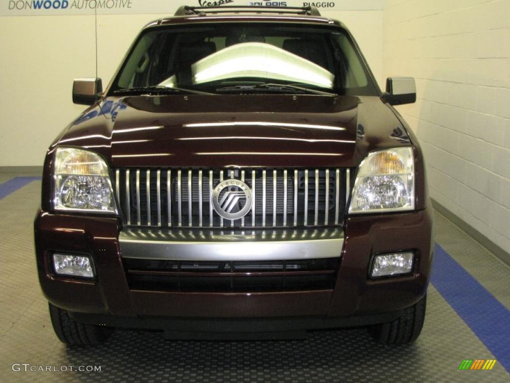 2007 Mountaineer Premier AWD - Dark Cherry Metallic / Charcoal Black photo #7