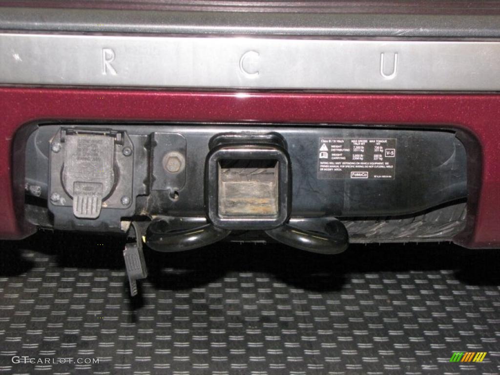 2007 Mountaineer Premier AWD - Dark Cherry Metallic / Charcoal Black photo #24