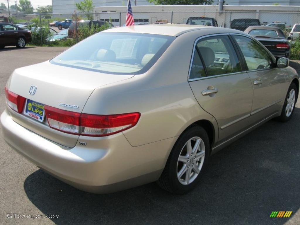 2003 Accord EX V6 Sedan - Desert Mist Metallic / Ivory photo #2