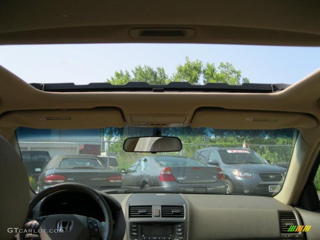 2003 Accord EX V6 Sedan - Desert Mist Metallic / Ivory photo #7