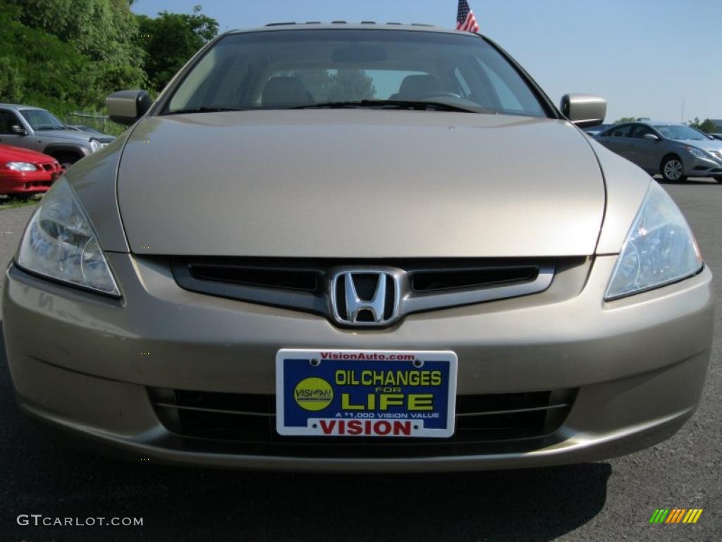 2003 Accord EX V6 Sedan - Desert Mist Metallic / Ivory photo #11