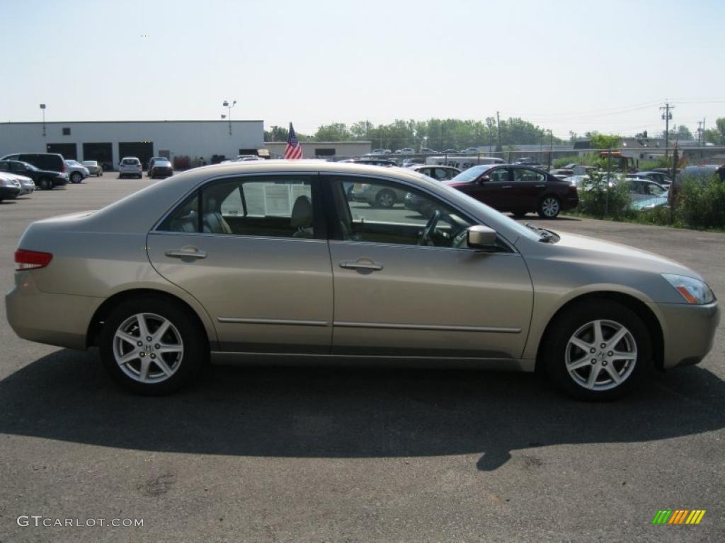 2003 Accord EX V6 Sedan - Desert Mist Metallic / Ivory photo #13