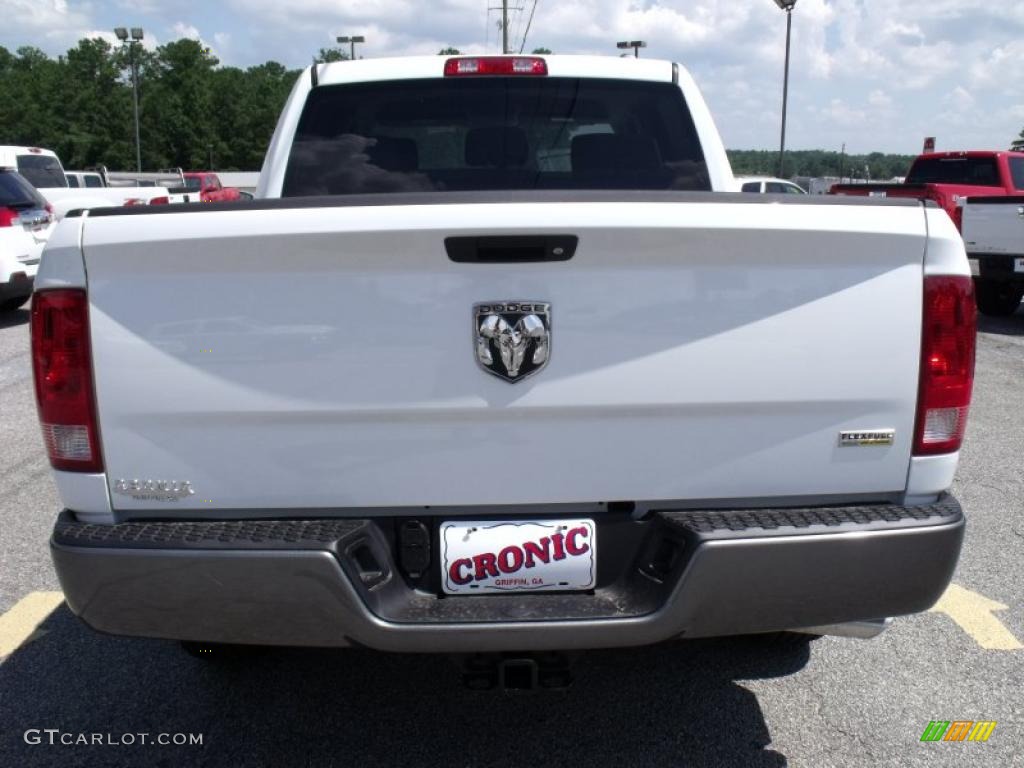 2010 Ram 1500 ST Crew Cab - Stone White / Dark Slate/Medium Graystone photo #7