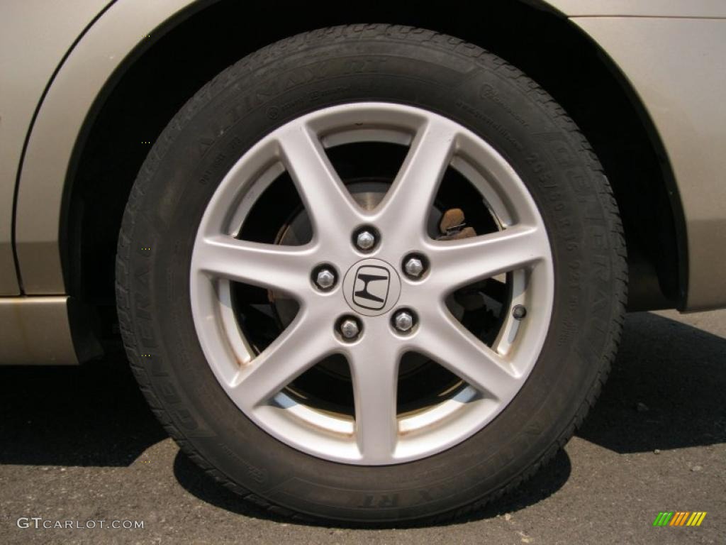 2003 Accord EX V6 Sedan - Desert Mist Metallic / Ivory photo #17